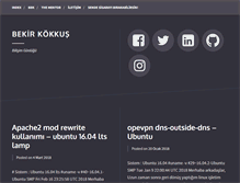 Tablet Screenshot of bekirkokkus.com